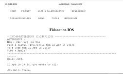 FidoCon 2022: Fidonet-on-IOS