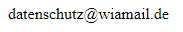 Datenschutz Kontakt