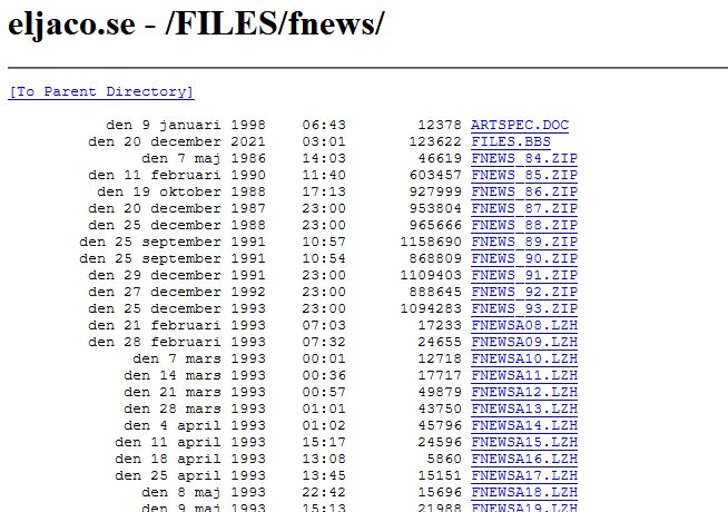 Fidonews editors archive