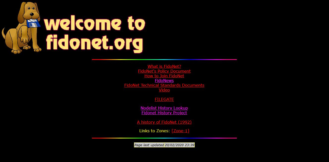 Fidonet.Org mainsite