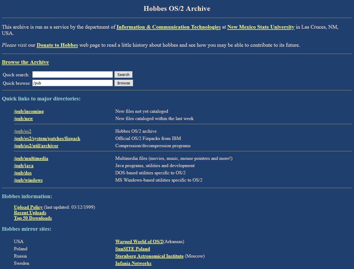 Hobbes website