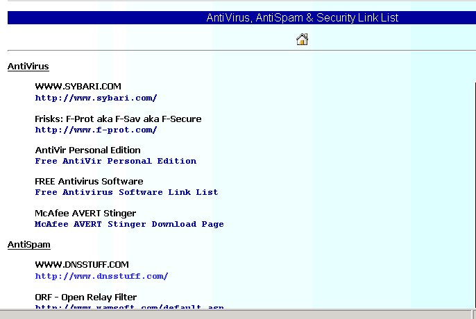 Security Resource Links